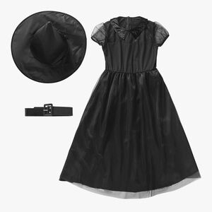 Girl’s Witch Costume Black 8-9y